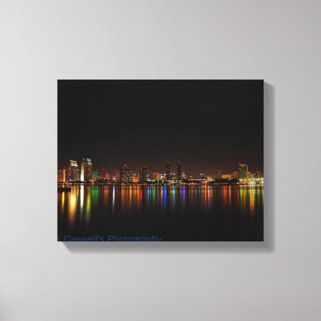 San Diego Skyline Canvas Print (Front)