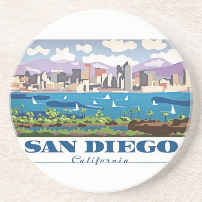 San Diego Skyline Coaster (Front)