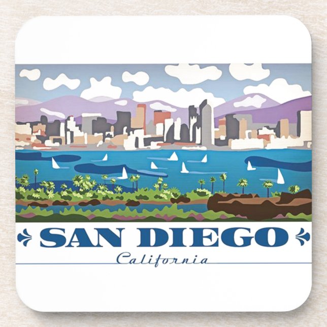 San Diego Skyline Coaster (Front)