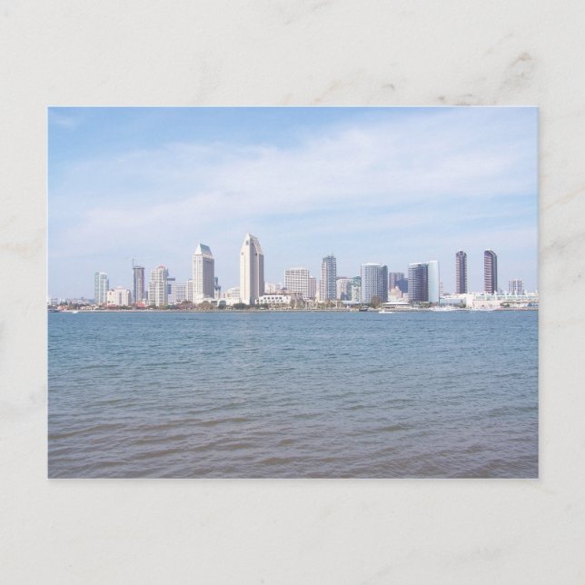 San Diego Skyline Postcard (Front)