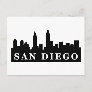 San Diego Skyline Postcard