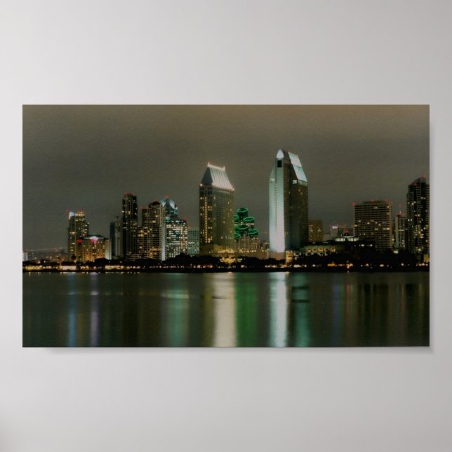 San Diego skyline Poster (Front)