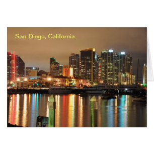 San Diego skyline reflections