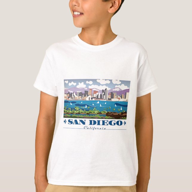 San Diego Skyline T-Shirt (Front)