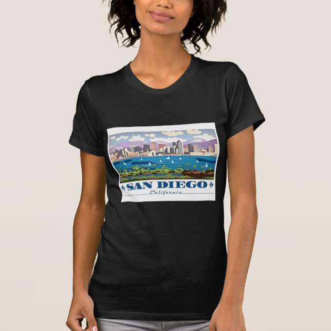 San Diego Skyline T-Shirt (Front)