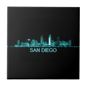 San Diego Skyline Tile