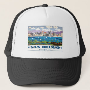 San Diego Skyline Trucker Hat