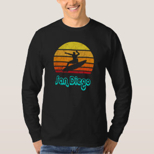 San Diego Souvenir Retro Surf Vintage California T T-Shirt