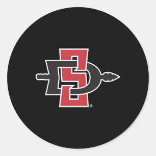 San Diego State Aztecs Icon Classic Round Sticker