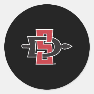San Diego State Aztecs Icon Classic Round Sticker