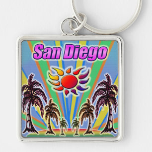 San Diego Summer Love Keychain