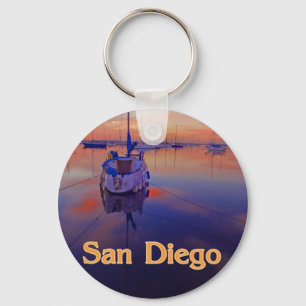 San Diego Sunrise Key Ring