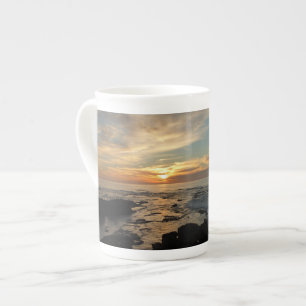 San Diego Sunset I California Seascape Bone China Mug