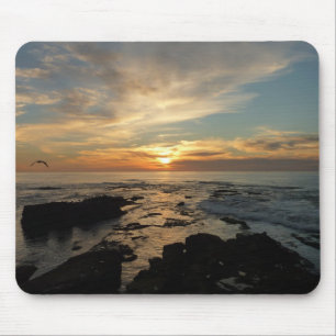 San Diego Sunset I California Seascape Mouse Pad