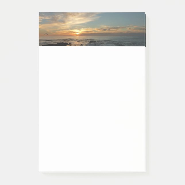 San Diego Sunset I California Seascape Post-it Notes (Front)