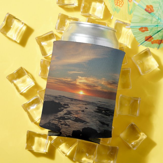 San Diego Sunset II California Seascape Can Cooler (In Situ Summer)