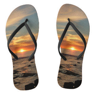 San Diego Sunset II California Seascape Jandals