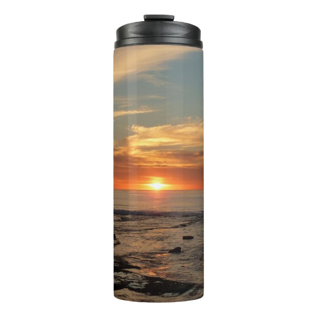 San Diego Sunset II California Seascape Thermal Tumbler (Front)