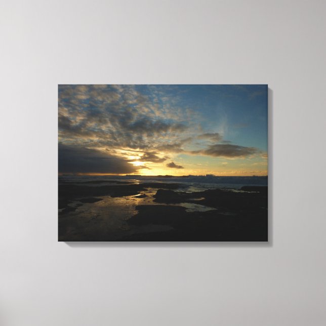 San Diego Sunset III Stunning California Landscape Canvas Print (Front)