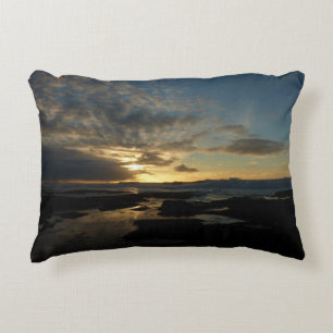 San Diego Sunset III Stunning California Landscape Decorative Cushion