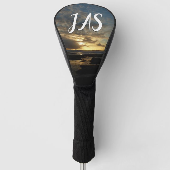 San Diego Sunset III Stunning California Landscape Golf Head Cover (Front)