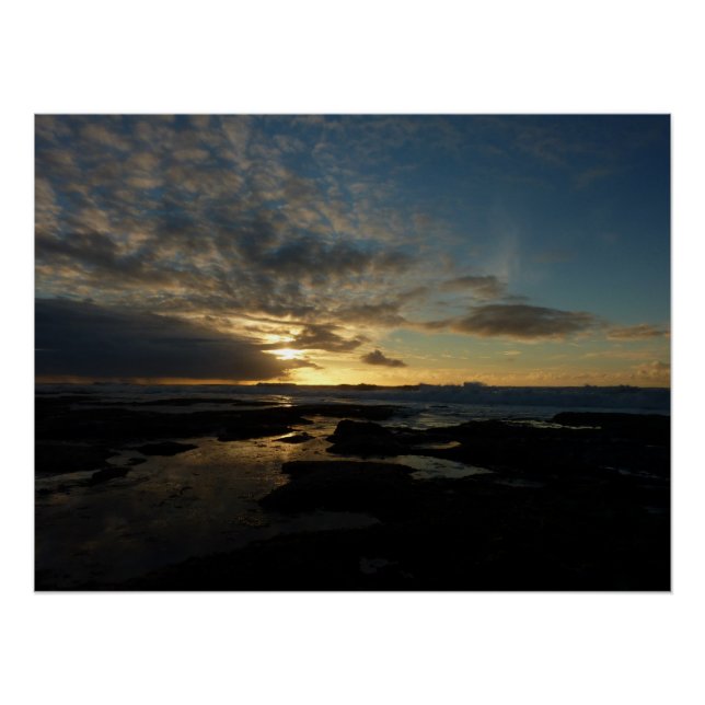 San Diego Sunset III Stunning California Landscape Poster (Front)