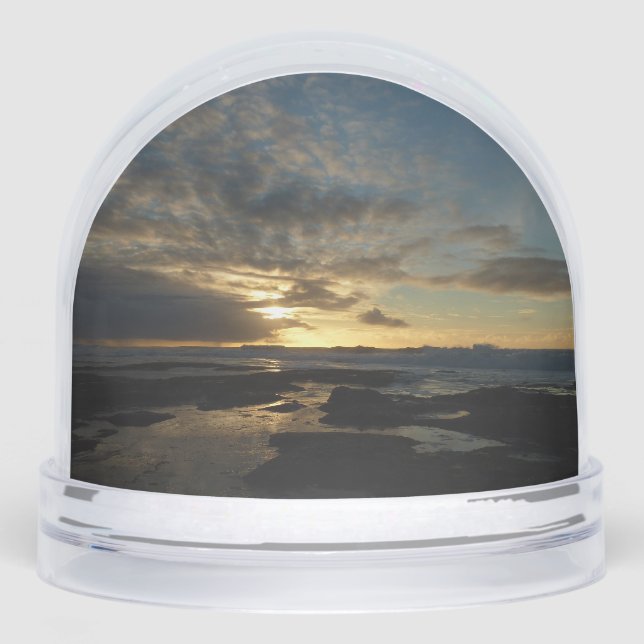 San Diego Sunset III Stunning California Landscape Snowglobe (Front)