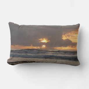 San Diego Sunset IV California Seascape Lumbar Cushion