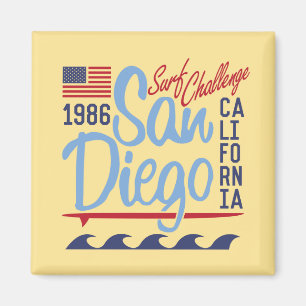 San Diego Surf Challenge 1986 Magnet