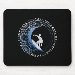 San Diego Surf _ San Diego Beach Gift _1 Mouse Pad