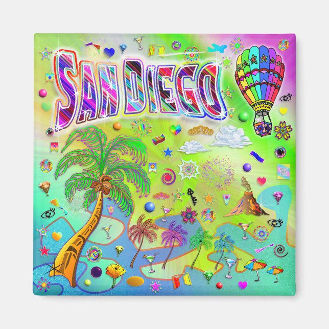 San Diego Timeless Melody Magnet (Front)