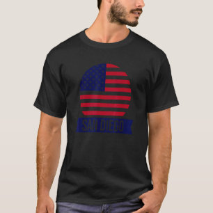SAN DIEGO  USA  American place name US flag 1 T-Shirt