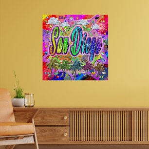 San Diego Vista Express Poster