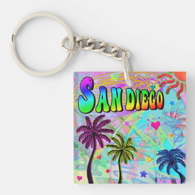 San Diego Vivid Romance Keychain (Front)