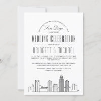 San Diego Wedding | Modern Deco City Skyline
