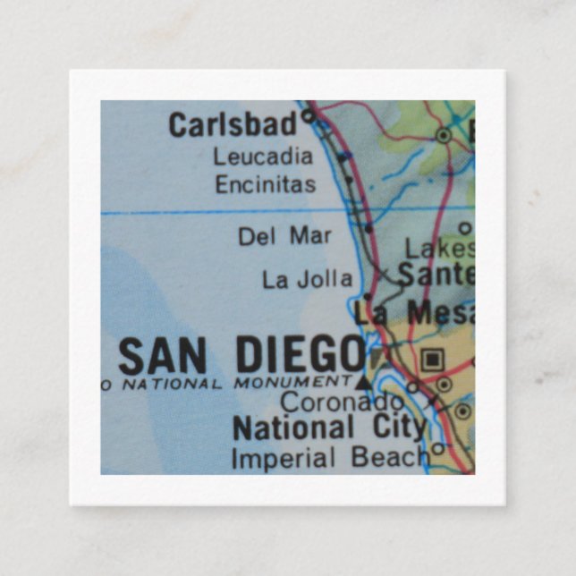 San Diego We've Moved New Address Card (Front)