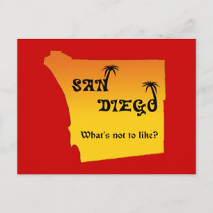 San Diego--what's not to like? Postcard