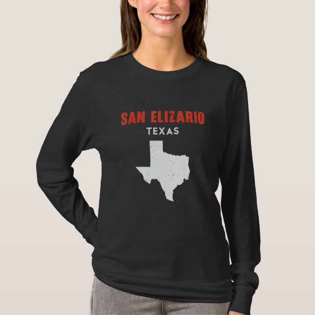 San Elizario Texas USA State America Travel Texas T-Shirt (Front)