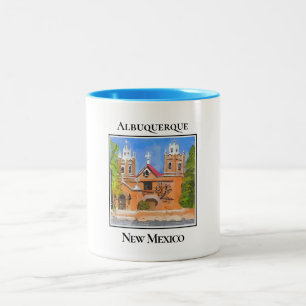 San Felipe de Neri Mission Church, Albuquerque Two-Tone Coffee Mug