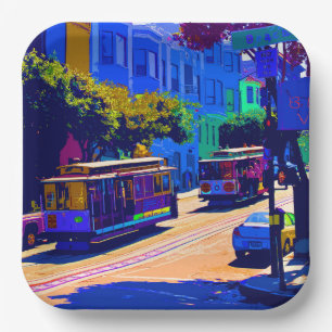 San Francisco 004 Paper Plate