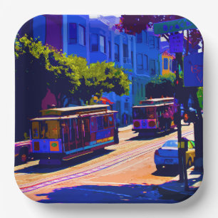 San Francisco 006 Paper Plate