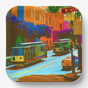 San Francisco 008 Paper Plate