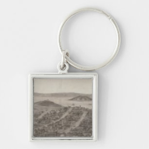 San Francisco, 1862 from Russian Hill Key Ring