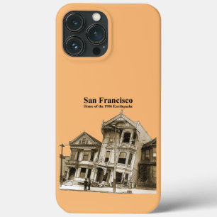 San Francisco 1906 Earthquake Illustration URM iPhone 13 Pro Max Case