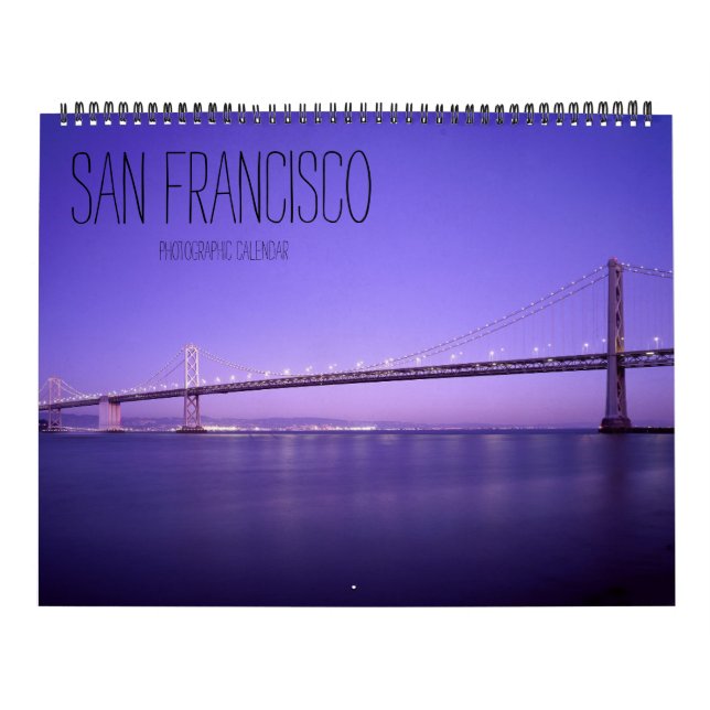 san francisco 2026 large calendar (Cover)
