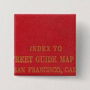 San Francisco 2 15 Cm Square Badge