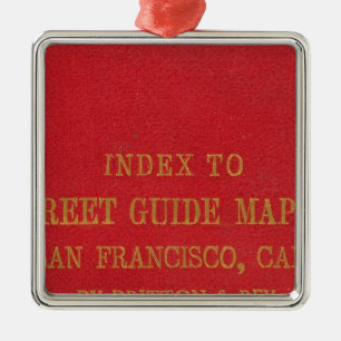 San Francisco 2 Metal Tree Decoration