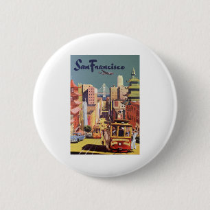 San Francisco 6 Cm Round Badge