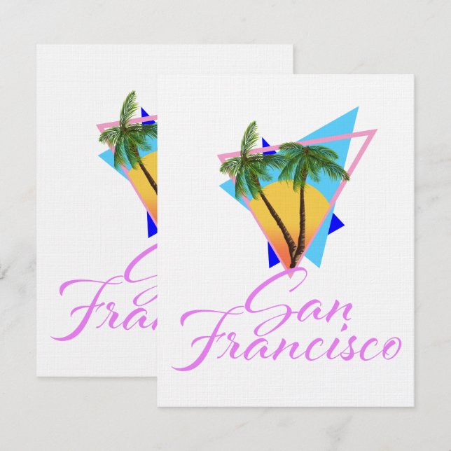 San Francisco 80s palm (Front/Back)