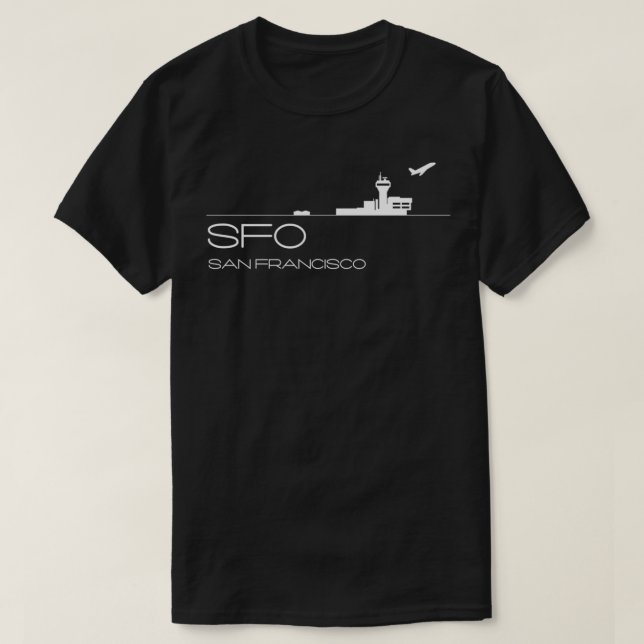 San Francisco Airport Code Souvenir SFO Pullover  (Design Front)